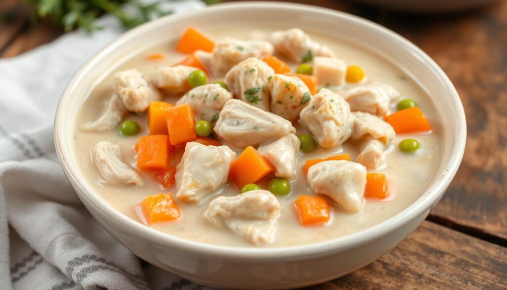 Creamy chicken filling