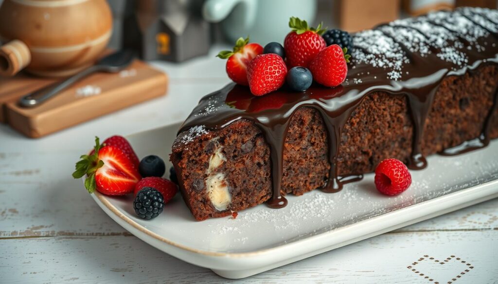 chocolate cream cheese pound cake