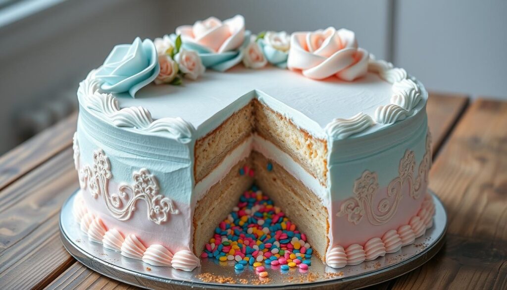 creative cake designs for gender reveal