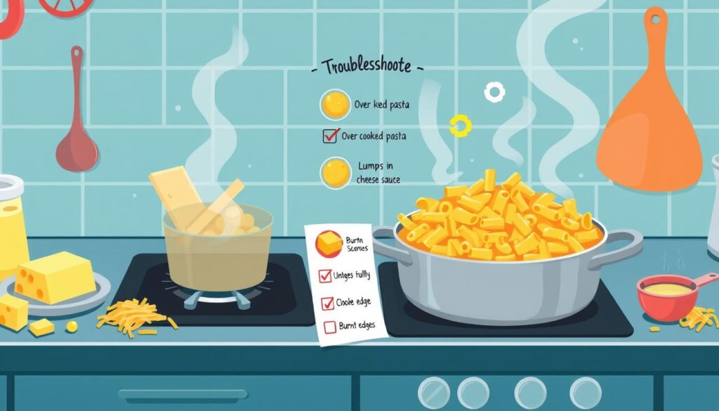 mac and cheese troubleshooting