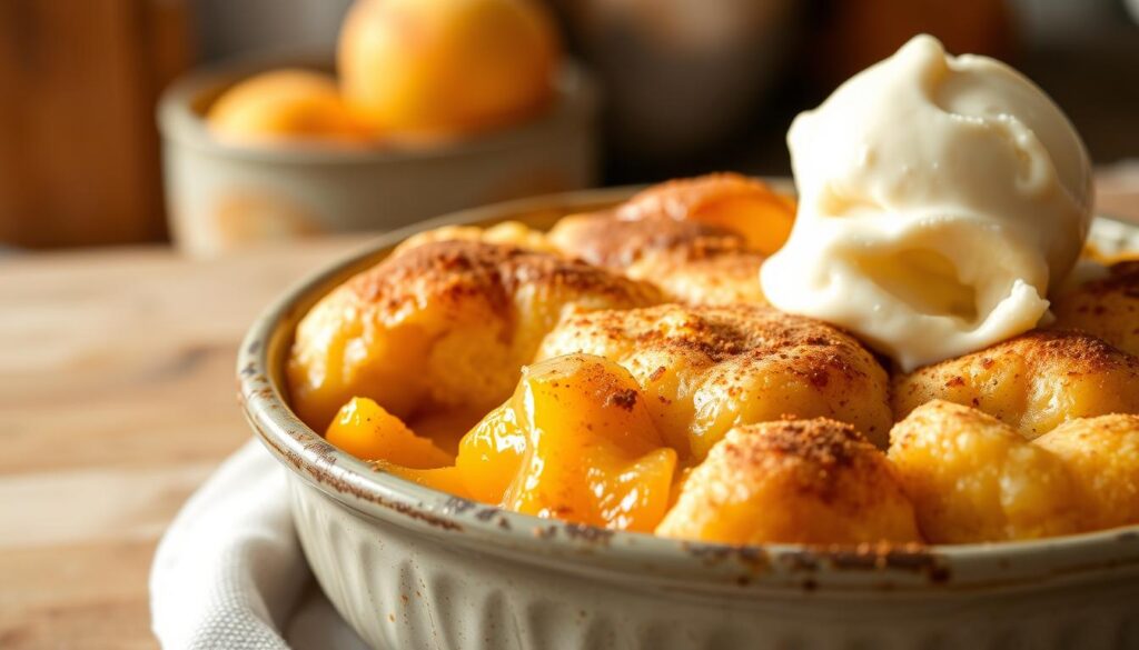 peach cobbler with yellow cake mix