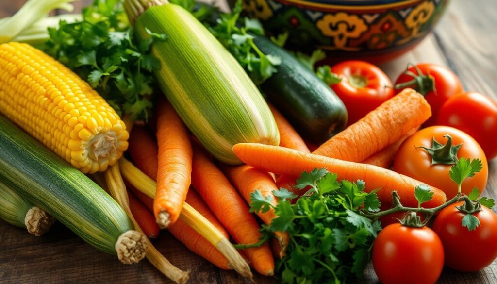 Caldo de Pollo Vegetables