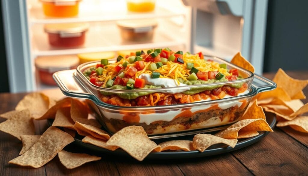 Layered Taco Dip Storage Tips