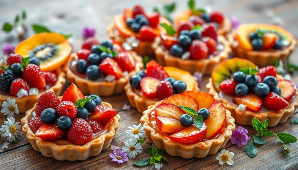 Seasonal Fruit Tarts Showcase