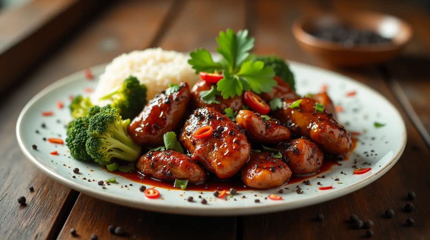 Black Pepper Chicken